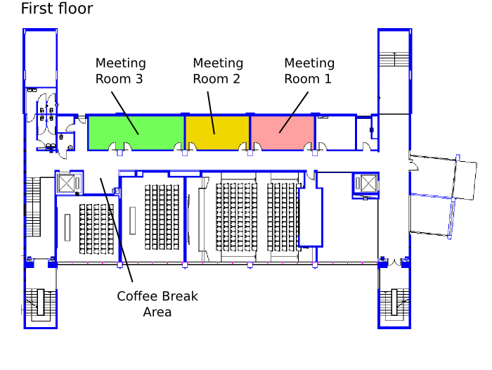 Congress Center Map - First floor